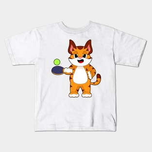 Tiger Table tennis Table tennis racket Kids T-Shirt